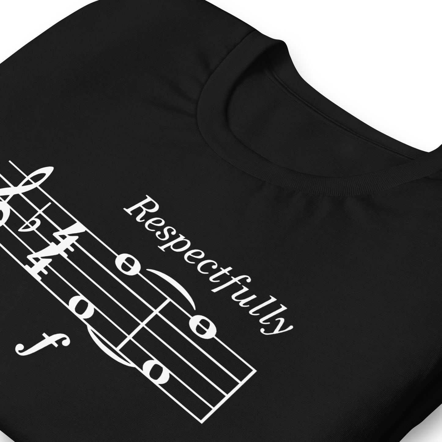 Funny Music Theory Video Game Meme T Shirt: Play F to Pay Respect - Black