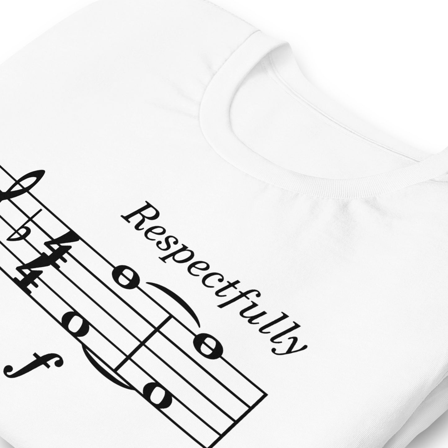 Funny Music Theory Video Game Meme T Shirt: Play F to Pay Respect - White